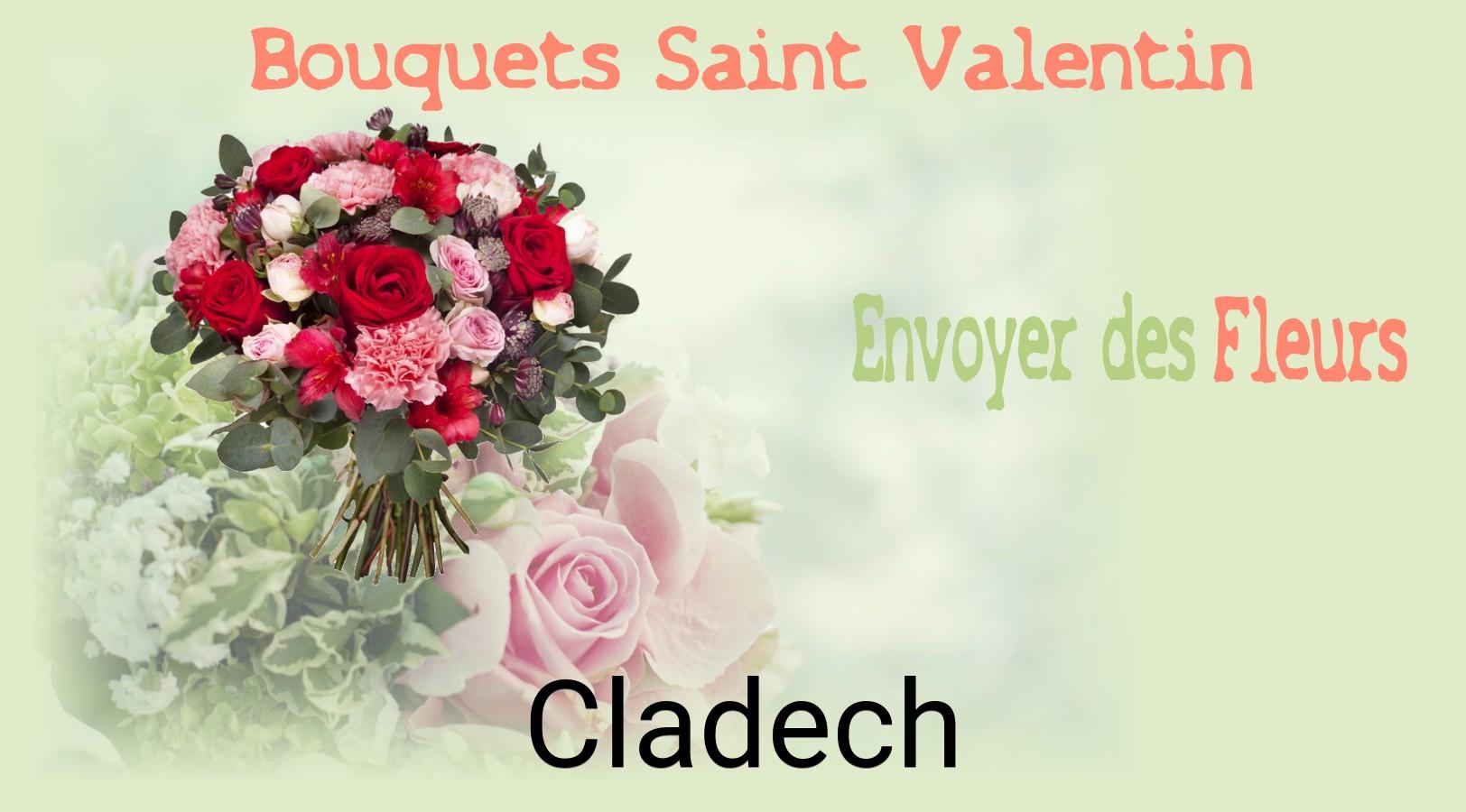 Roses de Saint-Valentin livrées à Cladech
